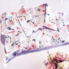 Camisa Peonía en Batista estampada - Mangas Cortas - comprar online