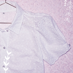 Camisa Romneya - Mangas Cortas y Broderie