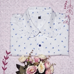 Camisa Rosa Azul - Mangas largas