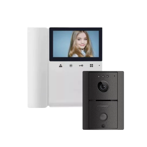 KIT PORTERO VIDEO COLOR 4,3 PULG.TACTIL - COMMAX - comprar online