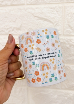 Caneca Acredite - Azulejar Home Decor