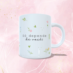 Caneca Felicidade é uma escolha - comprar online