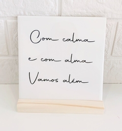 Azulejo Com calma...