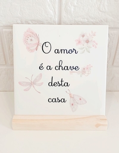 Azulejo O amor é...
