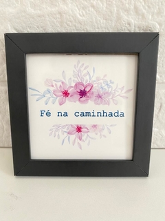 Azulejo Fé na caminhada na internet