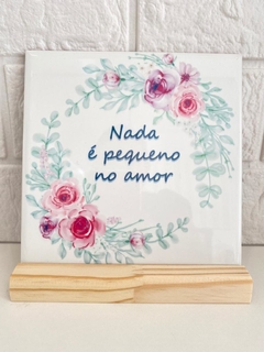 Azulejo Nada é pequeno...