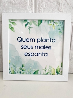 Azulejo Quem planta seus... - comprar online