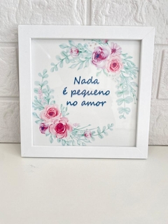 Azulejo Nada é pequeno... - comprar online