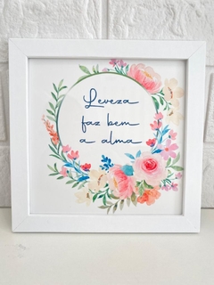 Azulejo Leveza faz bem a alma - comprar online