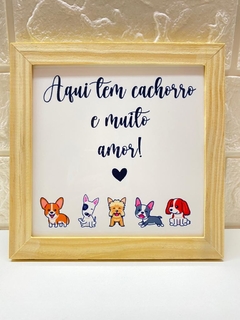 Aqui tem cachorro... - Azulejar Home Decor