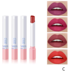CIGARETTE-SHAPED LIPSTICK, WITH 4 VELVET COLORS