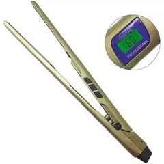 Professional Digital Hair Straightener with LCD Display – Gold Edition