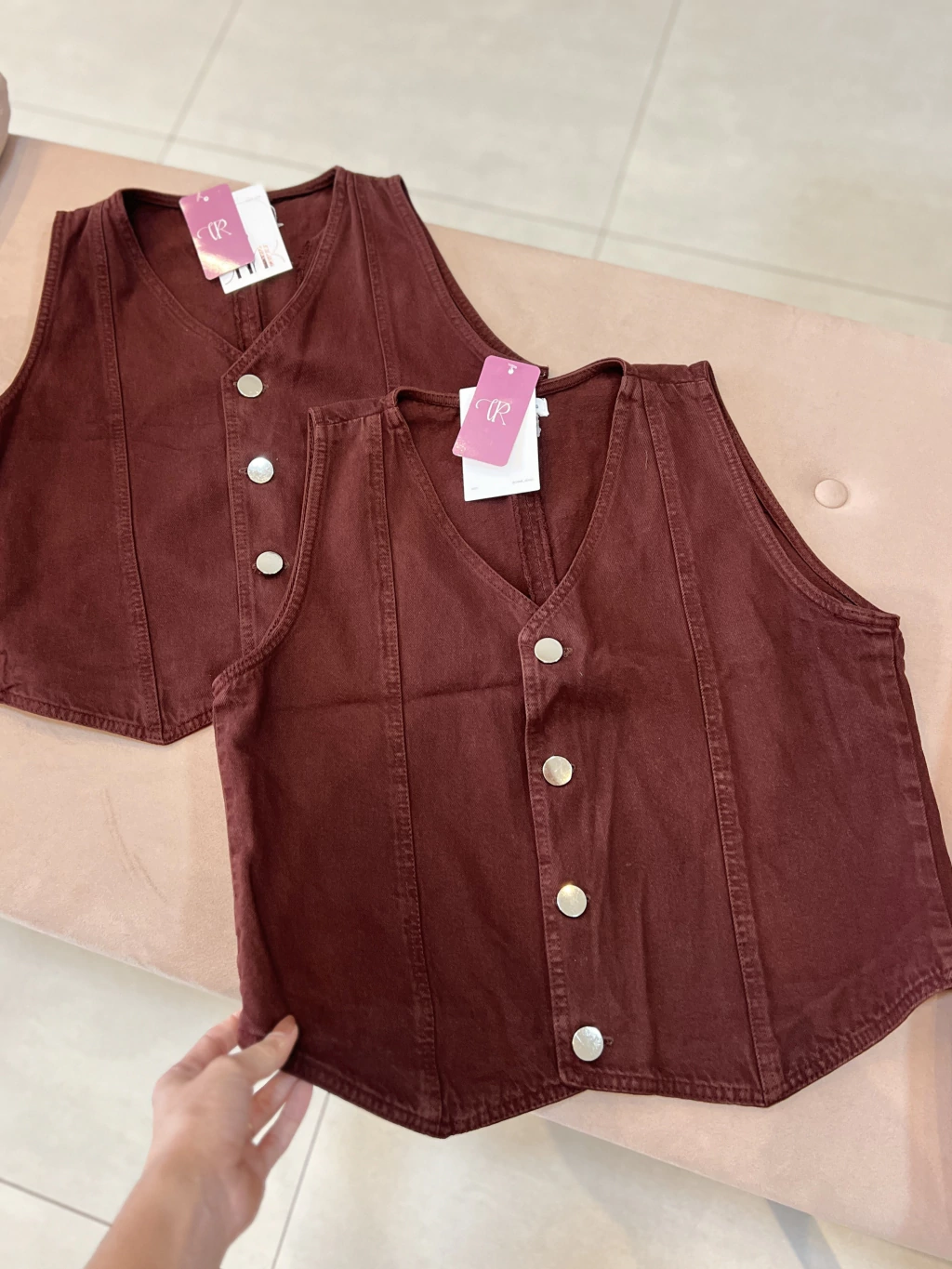 Colete Jeans Rebeca