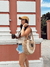 Imagen de Bolso Piña beige & negro