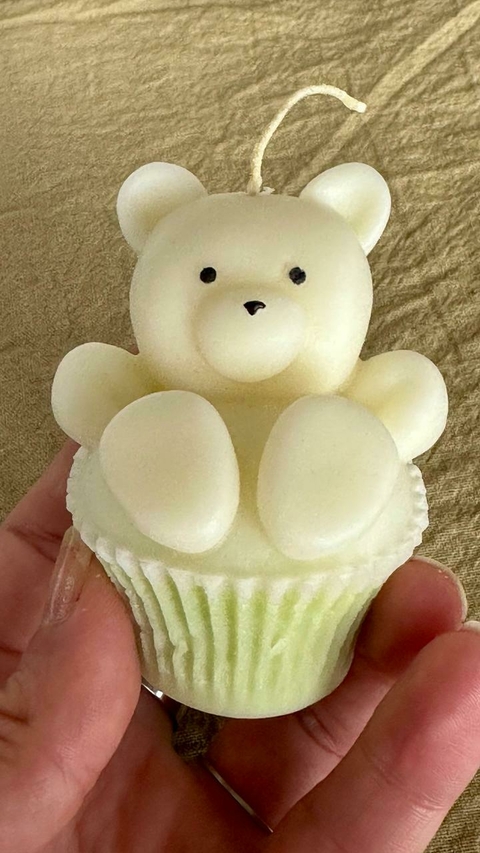 VELA TEDDY CUPCAKE AQUA