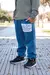 Pantalon frisado DISCIPLINE con estampa engomada de NENE - comprar online