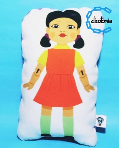 ALMOHADON MUÑECA EL JUEGO DEL CALAMAR