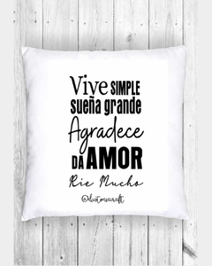 ALMOHADON FRASES MOTIVADORAS - comprar online