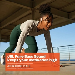 JBL ENDURANCE PEAK III (2024) Black Pure Bass + Bluetooth + IP68 Deportes (Sumergible) + APP (Eqs) + 4 Microfonos + 40hs Carga - comprar online