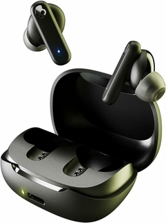 SKULLCANDY SMOKIN BUDS BLACK Inalambrico + Bluetooth + Sonido Personalizado + IPX4 (Apto Deportes) + Microfono + 20hs. Carga Total)