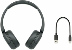 SONY WH-CH520N BLACK Inalámbrico + Bluetooth + Micrófono + Aplicacion c/Eqs + 50 hs. de carga - - comprar online