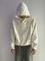 Hoodie Strass Optic White