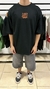 Remera Clear Negra Oversize