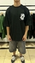 Remera Poker Negra Oversize