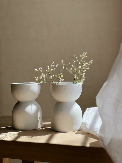 Jarrón Reloj de Arena