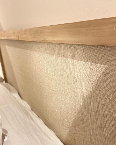 Respaldo de cama con Fibras Naturales