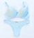 Conjunto taza soft de microfibra labrada con colaless. BRIGITTE 1088