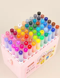 Art.6630 Caja de marcadores doble punta x60 colores - comprar online