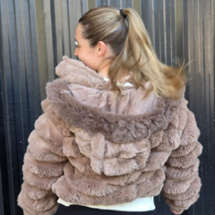 Campera piel canelón dama - Art.5056 - comprar online