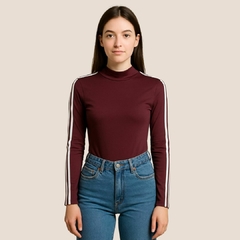 Body semil gamuza con rayas dama - Art.11553