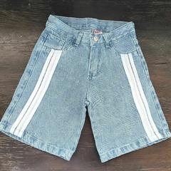Art.4563 Bermuda de jean nena con rayas