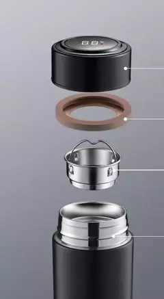 Vaso térmico pantalla led - Art. 9736 - tienda online