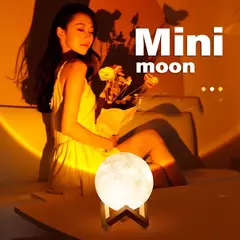 Lampara de luna con proyector - Art.11606 - paseodelospatos