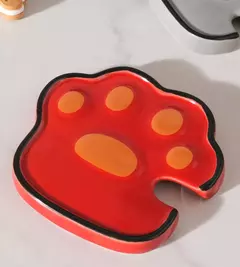 Art.11162 Taza cerámica patita de gato + platito - paseodelospatos