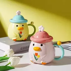 Art.11162 Taza cerámica pato tulipán - comprar online