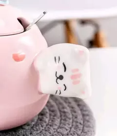 Imagen de Art.11167 Taza cerámica asa gatito
