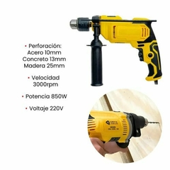Taladro de impacto 850W + Amoladora angular 780W - Art 11541 en internet