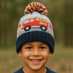 Art 11344 Gorro lana forrado con pompóm