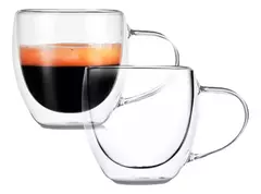 Art.9815 Taza de café doble pared