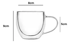 Art.9815 Taza de café doble pared - comprar online