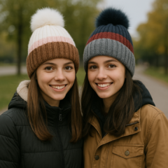 Art.530 - Gorro combinado con piel interior