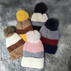 Art.530 - Gorro combinado con piel interior - comprar online