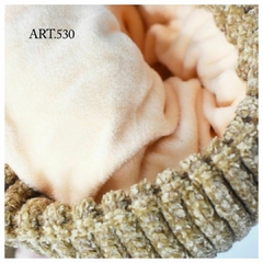 Art.530 - Gorro combinado con piel interior en internet