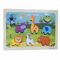Art.9529 Encastre animales madera