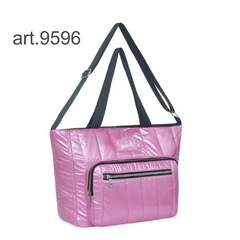 Art.9596 Cartera PUFFER acharolada - paseodelospatos