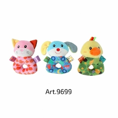 Art.9699 Sonajero peluche con agarre